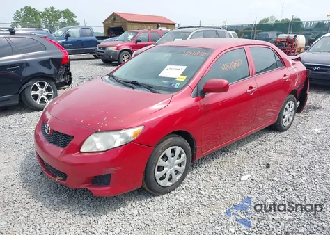 2010 Toyota Corolla Le z USA, uszkodzony, nr VIN 2T1BU4EE4AC417508